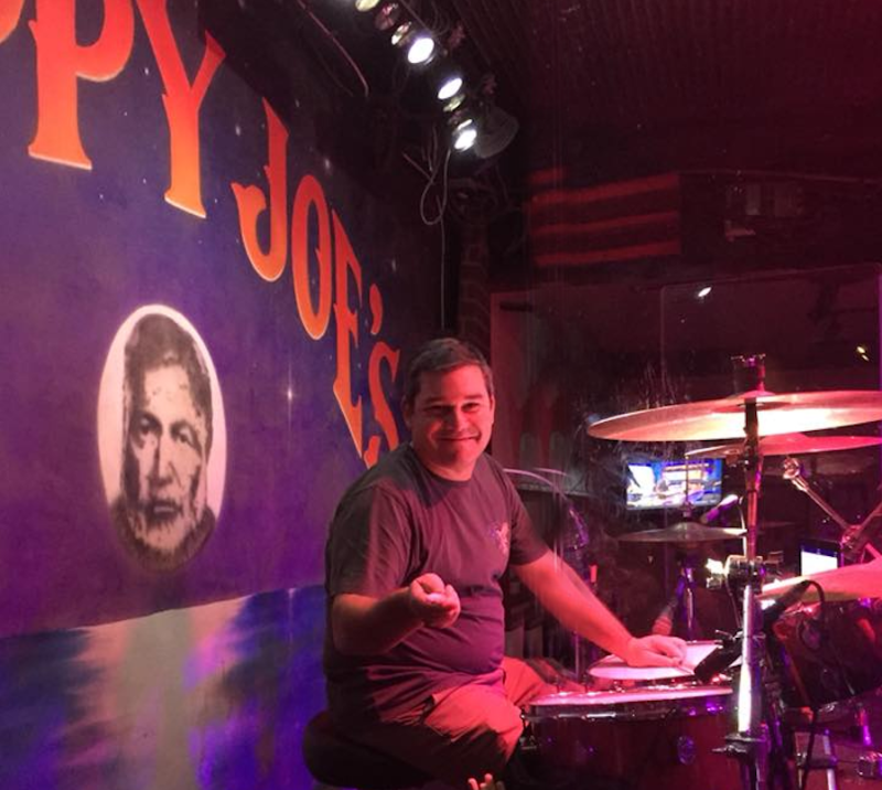 Bryan Derrickson's history in law enforcement certainly prepared him for resort restaurant/nightclub ownership. And his tenure playing drums with the national touring band Up With People honed his skills for booking just the right music in his establishments. He is shown pinch-hitting on drums at Sloppy Joe's Bar in Key West. SUBMITTED PHOTO